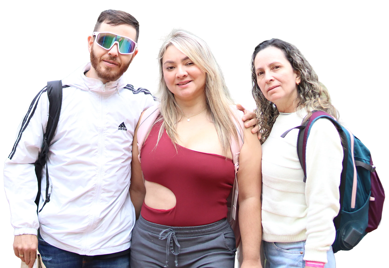 tres personas